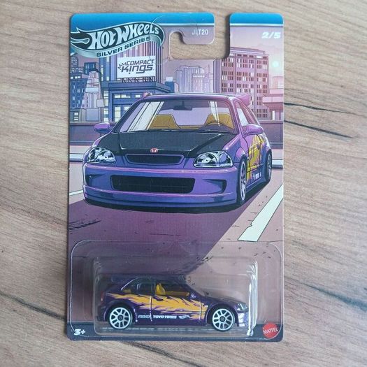 Hot Wheels Compact Kings 1-5 Set Silver Series