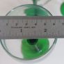 Fabulous Set of Four Vintage Retro Luminarc Long Emerald Green Stemmed Alsace White Wine Glasses, Made in France, Circa 1970, (Slim Tapered Stems) Image 8