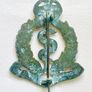 Large Silver Officers Pagri Royal Army Medical Corps Image 3