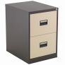 2 Drawer Metal Filing Cabinet Image 3