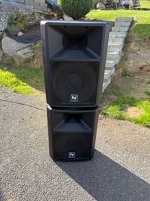 Electro Voice SX 300 12" Passive Speakers with covers