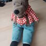 Big Bad Wolf Plush Soft Toy 18" Ikea Lufsig Oop Image 5