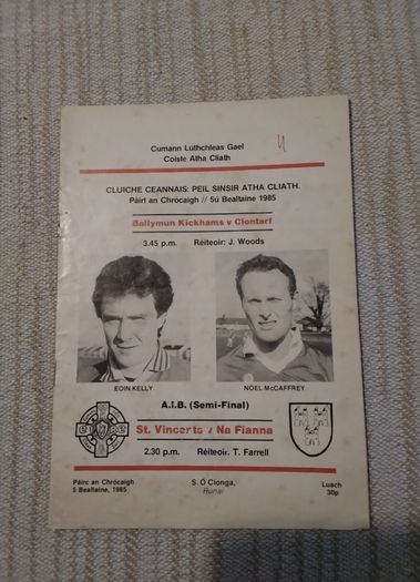 Dublin   Gaa Programme