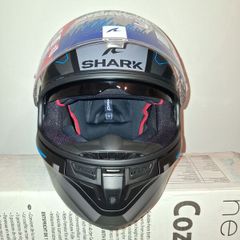 Shark D skwal 3 Helmet grey and blue