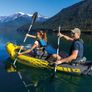 K2 Kayak, 2-Person Inflatable Kayak Set with Aluminum Oars and High Output Air Pump Image 4