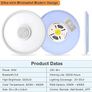 NEW SALE | RGB LED Ceiling Light - with Bluetooth Speaker and Remote Control, 24W Round Flush Bathroom Light, Dimmable 3000-6500K Ceiling Lamp Image 3