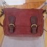 Brown Leather Bag - Satchel style Image 7