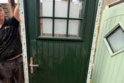 Composite Palladio Dublin Door a Rated Brand new showroom model 960w x 2140h