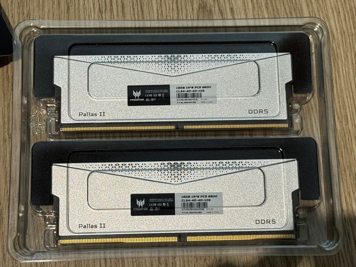 32gb (16gbx2) Ddr5 Ram Acer Predator 6600mhz Cl34