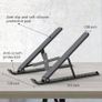 NEW SALE | Laptop Stand for Desk, Adjustable Laptop Riser ABS+Silicone Foldable Portable Laptop Holder, Ventilated Cooling Notebook Stand Image 4