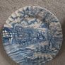 vintage collection of blue and white plates Image 6