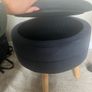 Navy footstool Image 2