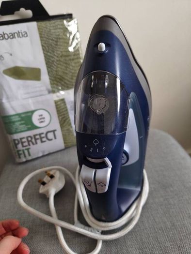 Ironing board + brand new cover + iron