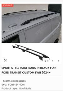 Van roof rails