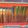 Mid Century Teak Handled Cutlery Set Image 3