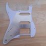 White Pearl 4PLY 11 Hole SSH Strat Pickguard Scratch Plate Image 2