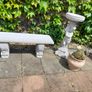 Matching Garden Bench and Bird Bath - New - Only 85 Each Image 7