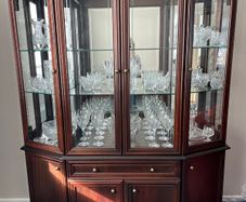 Large Mahogany Display Cabinet without contents