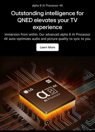 Lg 65 Inch 4k Qned -2024- 120hz - Ai Pro -
