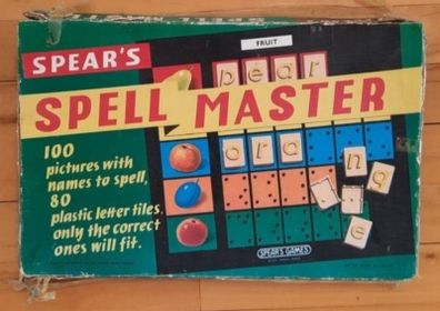 Vintage Educational Game - Spears 'Spell Master'