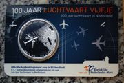 Netherlands 5 Euro Base Metals (Silver Plated) Brilliant Uncirculated Coin 2019 - Aviation