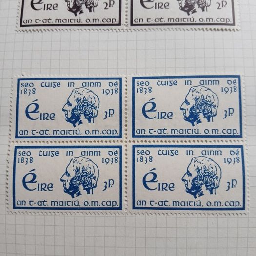 Ireland stamp The 1938 Father Mathew Centenary stamp set (Scott #101-102 / SG #107-108)