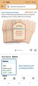 Disposable cutlery