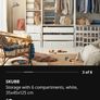 IKEK SKUBB  Storage with 6 compartments Image 3
