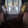 Stunning table and 4 leather chairs and matching units Image 2