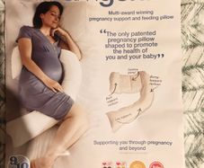 Dreamgenii 2 in 1 Pregnancy Support & Feeding Pillow