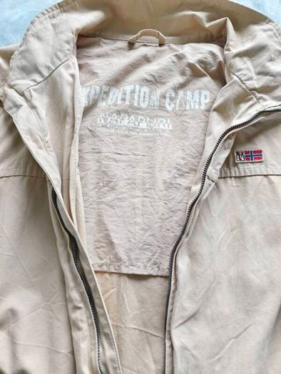 Napapijri Geographic Expedition Camp Vintage Men Jacket XL BEIGE