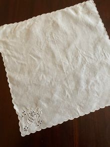 Vintage embroidered napkin