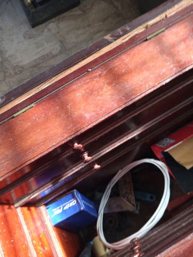 Victorian cabinet makers, mahogany lined tool chest