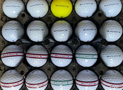 20 used Wilson Duo Soft golf balls