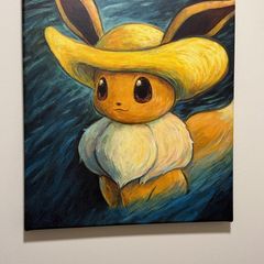 Pokemon Canvas Eve Numbered rare with coa open to trades