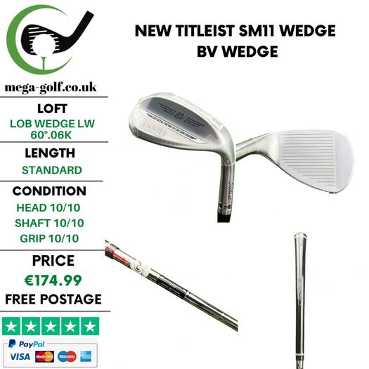 New Titleist SM11 Wedge Lw 60 Degree.06K / Bv Wedge