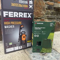 Ferrex 1400W Pressure Washer Expandable Hose