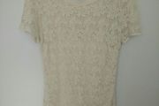 New Look Cream Lace top