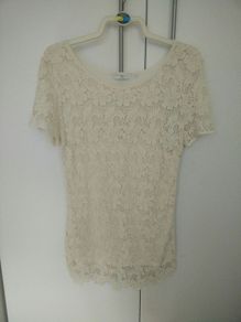 New Look Cream Lace top