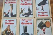 Rare Find. My Goodness My Guinness Vintage Coasters Lot Of 6 Original Different Themes
