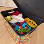 wooden train tracks and full box of Lego Duplo Image 2