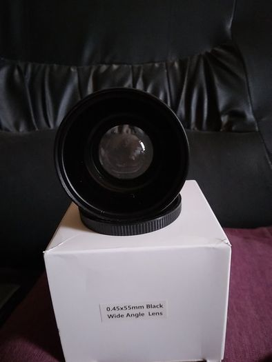 .45 wide angle lens adapter 55mm