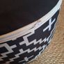 Stylish Geometric Pouffe Footstool or Extra Seat Image 7