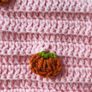 Handmade pumpkin baby cardigan Image 3
