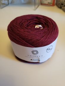 HOBBII Twister solid 100g NEW burgundy 117