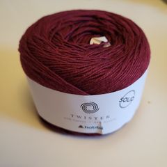 HOBBII Twister solid 100g NEW burgundy 117