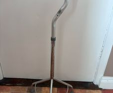 Stainless steel height adjustable walking stick