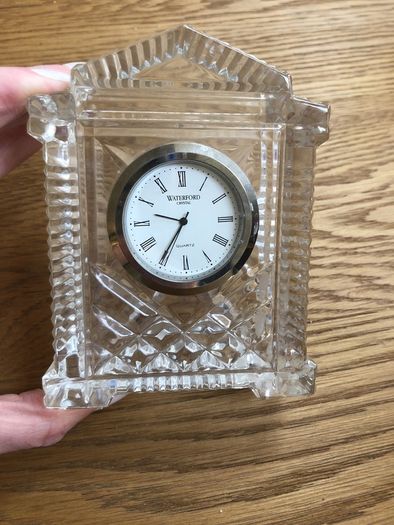 waterford crystal clock