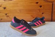 2025 adidas breaknet sleek Size 3 eu 35 1/2 blue leather with pink in new condition