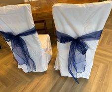 2 wedding chair covers